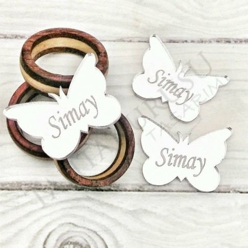 Pleksi ayna lazer kesim Kelebek3